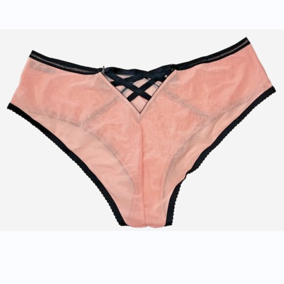 Torrid Pink Black Mesh Hipster Panties 2X NWT HTF - Picture 2 of 4